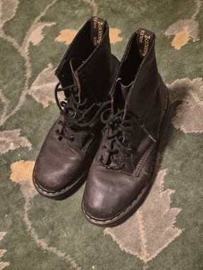 Dr. Martens Black Leather Chukka Boots